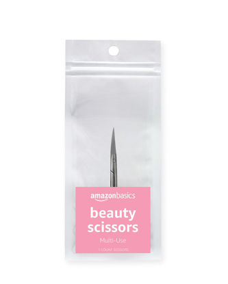 Picture of Amazon Basics Beauty Scissors, Stainless Steel, Silver