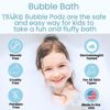 Picture of TruKid Bubble Podz Bubble Bath for Baby & Kids, Gentle Refreshing Bath Bomb for Sensitive Skin, pH Balance 7 for Eye Sensitivity, Natural Moisturizers and Ingredients, Bubble Gum (24 Podz)