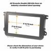 Picture of Scosche TA2101B Compatible with 2009-13 Toyota Corolla ISO Double DIN & DIN+Pocket Dash Kit, Black