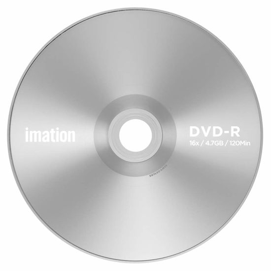GetUSCart- 50 Pack Imation DVD-R 16X 4.7GB/120Min Branded Logo Blank ...