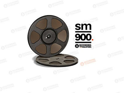 Picture of New RTM PYRAL SM900 1/4" 2500' 762m 10.5" Plastic Reel Trident Hinged Box RMG/EMTEC Studio Mastering Tape R34621
