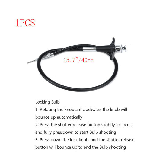 GetUSCart Pastlla 15.7"(40cm) Threaded Release Cable VibrationFree