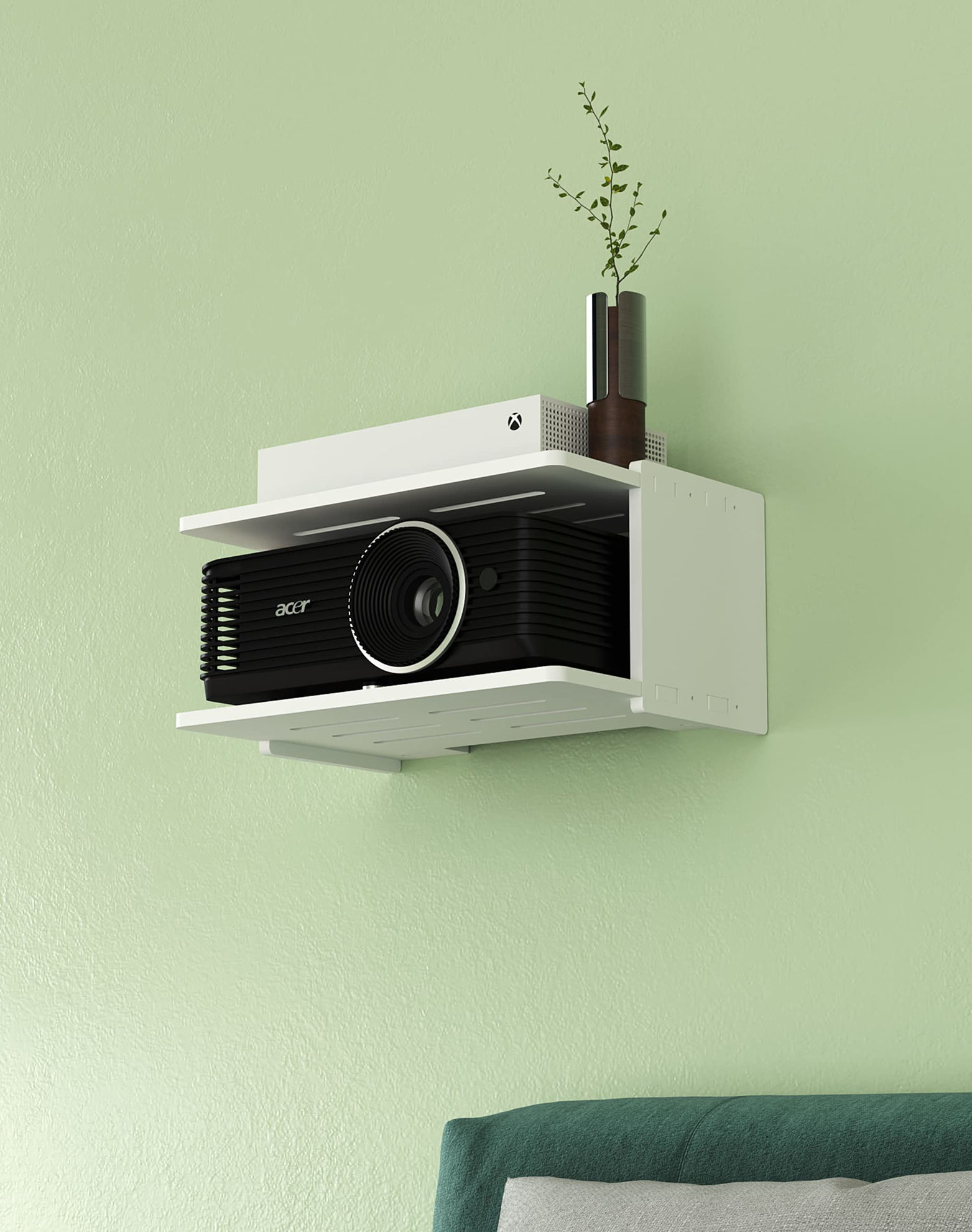 GetUSCart AREAJD Projector Wall Mount Shelf, Projector Shelf