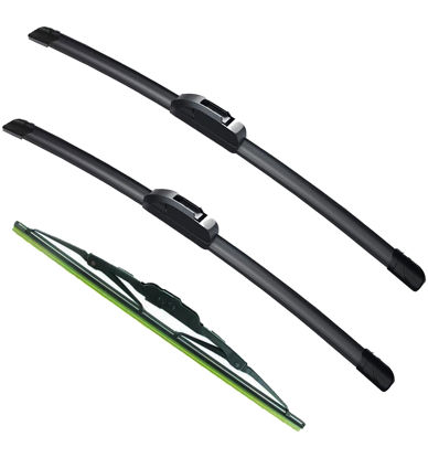 Picture of 3 Wipers Factory Replacement For 1996-2000 Dodge Grand Caravan Original Equipment Replacement Windshield Wiper Blades - 28"+28"+18" (Set of 3) Fit J Hook