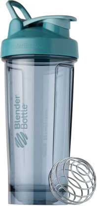 Picture of BlenderBottle Shaker Bottle Pro Series Perfect for Protein Shakes and Pre Workout, 28-Ounce, Cerulean Blue