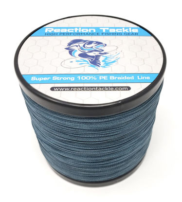 Picture of Reaction Tackle Braided Fishing Line Low Vis Gray 25LB 500yd
