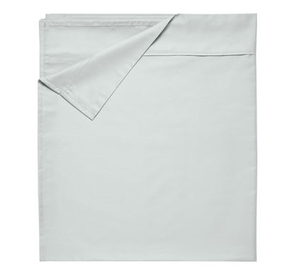 Picture of King Size Flat Sheet, Soft 100% Cotton Sheet, 400 Thread Count Sateen, Cooling & Breathable Bed Sheets, Light Gray Flat Sheet, King Sheets, Top Sheets, Single King Flat Sheet Only (Light Gray)