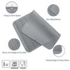 Picture of MicoYang Silicone Dish Drying Mat for Multiple Usage,Easy clean,Eco-friendly,Heat-resistant Silicone Mat for Kitchen Counter or Sink,Refrigerator or Drawer Liner Grey XXXL 28 inches x 18 inches