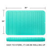 Picture of MicoYang Silicone Dish Drying Mat for Multiple Usage,Easy clean,Eco-friendly,Heat-resistant Silicone Mat for Kitchen Counter or Sink,Refrigerator or Drawer Liner Mint XXXL 28 inches x 18 inches
