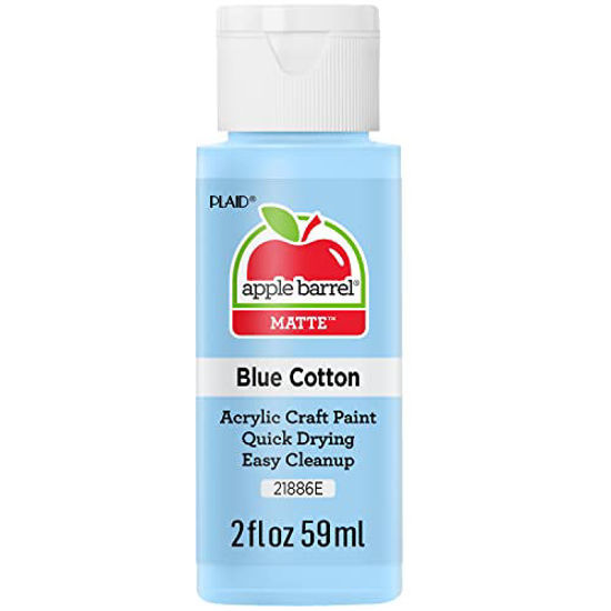 Picture of Apple Barrel Blue Cotton paint, 2 oz, 2 Fl Oz