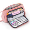 Picture of EASTHILL Large Capacity Pencil Case Multi-slot Pen Bag Pouch Holder For Middle High School Office College Girl Adult Simple Storage Case Pink