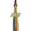 Picture of Endea Graduation Mixed Double Color Tassel with Gold Date Drop (Kente, 2022)