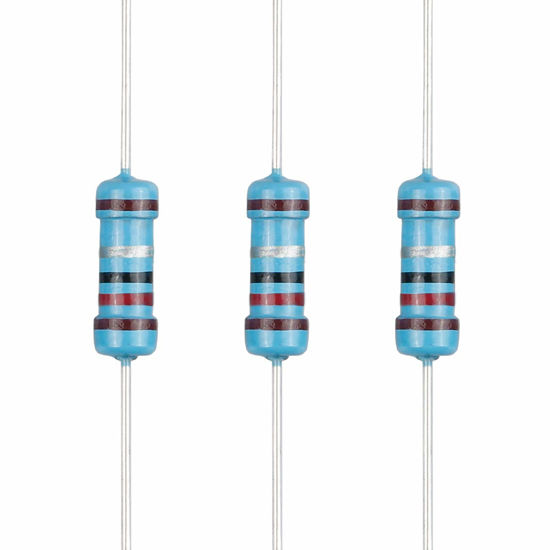 Picture of EDGELEC 100pcs 1.2 ohm Resistor 1/2w (0.5Watt) ±1% Tolerance Metal Film Fixed Resistor, Multiple Values of Resistance Optional