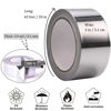 Picture of 3Packs Premium Aluminum Tape (3.9mil), 2"x65FT High Temperature Heavy Duty Insulation Adhesive Metal Duct Tape, Silver Foil Tapes for Ductwork, HVAC, Dryer Vent, Furnace, Patching Hot & Cold Air Ducts