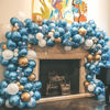 Picture of PartyWoo Metallic Blue Balloons, 50 pcs 12 Inch Metallic Light Blue Balloons, Blue Metallic Balloons, Latex Balloons, Metallic Balloons for Wedding Decorations, Birthday Decorations, Party Decorations