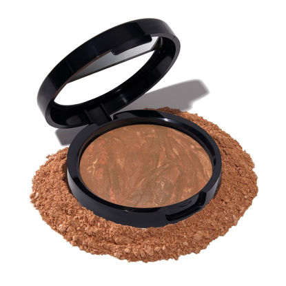 Picture of LAURA GELLER NEW YORK Award-Winning Baked Balance-n-Brighten Color Correcting Powder Foundation - Toffee - Buildable Light to Medium Coverage - Demi-Matte Natural Finish