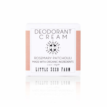 Picture of Little Seed Farm All Natural Deodorant Cream, Aluminum Free Deodorant for Women or Men, 2.4 Ounce - Rosemary Patchouli