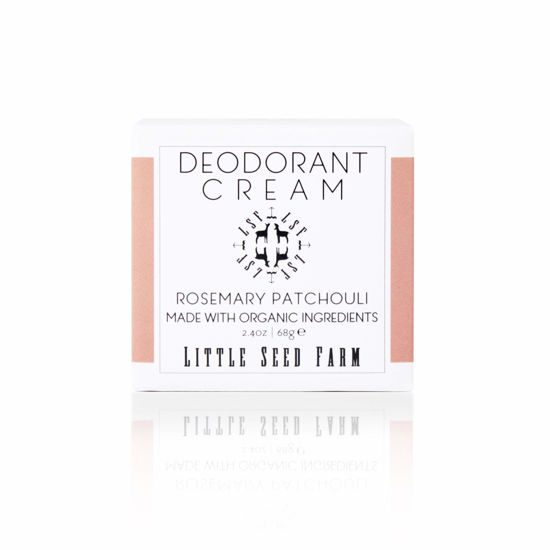 Picture of Little Seed Farm All Natural Deodorant Cream, Aluminum Free Deodorant for Women or Men, 2.4 Ounce - Rosemary Patchouli