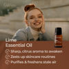 Picture of Gya Labs Lime Essential Oil (10ml) - 100% Pure Therapeutic Grade Essential Oils - Undiluted Lime Oil for Diffuser & Candles
