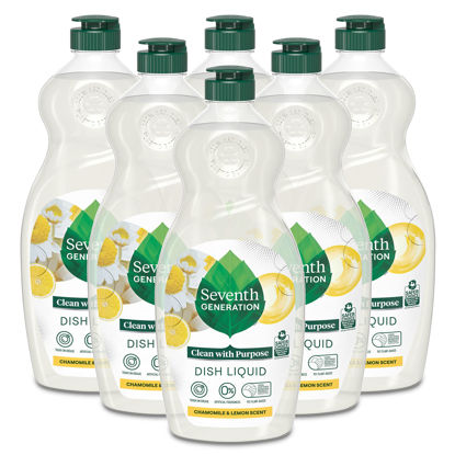 Picture of Seventh Generation Dish Soap Liquid, Chamomile & Lemon, 19 oz, Pack of 6