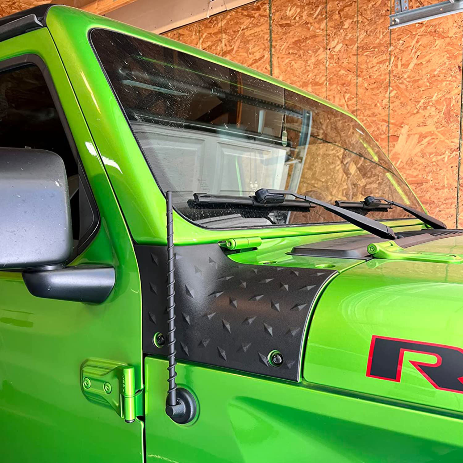 Radio Antenna Base Cover For Jeep Wrangler JK JL JLU JT ABS - Foto 7