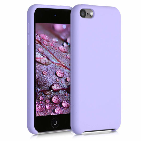 Picture of kwmobile TPU Silicone Case Compatible with Apple iPod Touch 6G / 7G (6th and 7th Generation) - Case Soft Flexible Protective Cover - Lavender