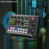 Picture of Soundboard,Sound Effects Board,Sound Board,Sound Mixer Board,Bluetooth-Compatible Sound Card with Multiple Sound Effects & LED Light,Sound Board for Streaming for Phone,Computer,Live Streaming