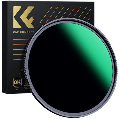 Picture of K&F Concept 105mm ND1000 (10-Stop Fixed Neutral Density Filter) ND Lens Filter, 28 Multi-Layer Coatings Waterproof Scratch Resistant Super Slim for Camera Lens (Nnao-X Series)