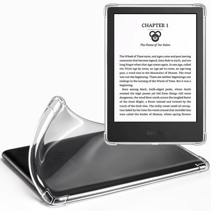 Picture of CoBak Clear Case for 6" Kindle 11th Generation 2022 - Ultra-Slim Soft TPU Transparent Cover, Lightweight & Durable Protection