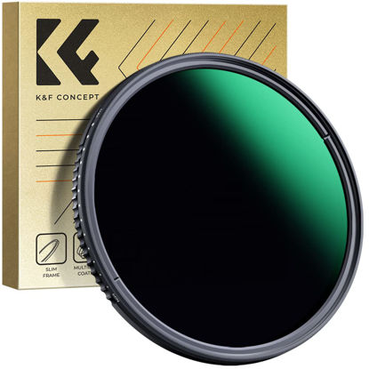 Picture of K&F Concept 40.5mm Variable ND3-ND1000 ND Filter (1.5-10 Stops) Neutral Density Lens Filter with 24 Multi-Layer Coatings for Camera Lens (D-Series)