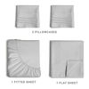Picture of  Queen Size Sheet Set - Breathable & Cooling Sheets - Hotel Luxury Bed Sheets - Extra Soft - Deep Pockets - Easy Fit - 4 Piece Set - Wrinkle Free - Comfy - French Grey Bed Sheets - Queen Sheets