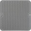 Picture of MicoYang Silicone Dish Drying Mat for Multiple Usage,Easy clean,Eco-friendly,Heat-resistant Silicone Mat for Kitchen Counter or Sink,Refrigerator or Drawer liner Grey M 12 inches x 12 inches
