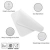 Picture of MicoYang Silicone Dish Drying Mat for Multiple Usage,Easy clean,Eco-friendly,Heat-resistant Silicone Mat for Kitchen Counter or Sink,Refrigerator or Drawer Liner Translucent XXL 24 inches x 18 inches