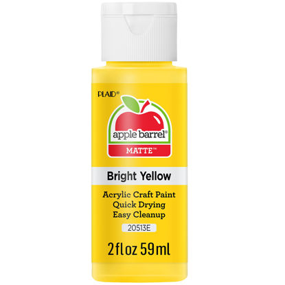 Picture of Apple Barrel Acrylic Paint in Assorted Colors (2 oz), 20513, Bright Yellow
