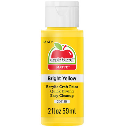 Picture of Apple Barrel Acrylic Paint in Assorted Colors (2 oz), 20513, Bright Yellow