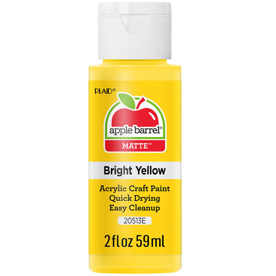 Picture of Apple Barrel Acrylic Paint in Assorted Colors (2 oz), 20513, Bright Yellow