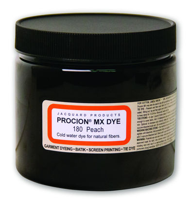 Picture of Jacquard Procion Mx Dye - Undisputed King of Tie Dye Powder - Peach - 8oz Net Wt - Cold Water Fiber Reactive Dye Made in USA
