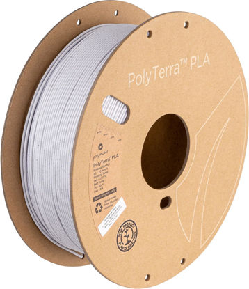 Picture of Polymaker Matte Marble PLA Filament 1.75mm Marble White, Matte PLA 3D Printer Filament Stone 1kg - PolyTerra 1.75 PLA Filament Marble for 3D Printing Statues (1 Tree Planted)