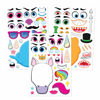 Picture of JOYIN 36 PCS 9.8”x6.7" Make-a-face Sticker Sheets Make Your Own Animal Mix and Match Sticker Sheets with Safaris, Sea and Fantasy Animals Kids Party Favor Supplies Craft