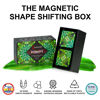 Picture of SHASHIBO Shape Shifting Box - Award-Winning, Patented Fidget Cube w/ 36 Rare Earth Magnets - Transforms Into Over 70 Shapes, Gift Box, Download Fun in Motion Toys Mobile App (Elements, 2 Pack)