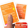 Picture of SUSSED The Wacky ‘Would You Rather’ Card Game - Fun Family Travel Gift - Oddball Orange Deck: 200 Funny Questions for Kids & Adults. All Ages 7+
