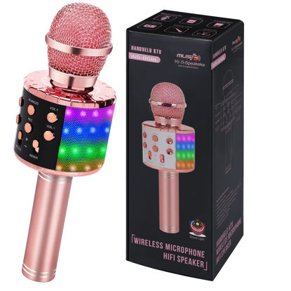  8 Year Old Girl Birthday Gift,Karaoke Microphone for Kids,Toys  for 3 4 5 Year Old Girls,Gifts for 6 7 8 9 10 Year Old Girl Gift Ideas,Birthday  Gifts for Teen Girls,Girls
