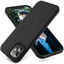 Picture of OTOFLY Soft Silicone Designed for iPhone 12/12 Pro Case,[Military Grade Drop Protection] [Anti-Scratch Microfiber Lining] Shockproof Protective Phone Case Slim Thin Cover 6.1 inch, (Black)