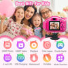 Picture of Agoigo Kids Waterproof Camera Toys for 3-12 Year Old Girls Christmas Birthday Gifts, Kids Underwater Sports Camera HD Children Digital Action Camera 2 Inch Screen with 32GB Card (Rose Red)