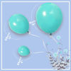 Picture of MOMOHOO Tiffany Blue Balloons Garland Kit - 100Pcs 5/10/12/18 Teal Balloons Birthday Balloons Aqua Balloons, Blue Ballons for Party Wedding Decor Baby Shower, Unicorn Pastel Balloons for Garden Party