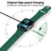 Picture of 𝟮𝟬𝟮𝟯 𝐔𝐩𝐠𝐫𝐚𝐝𝐞𝐝 for Apple Watch Charger Magnetic Fast Charging Cable [3.9ft/1.2M] [Portable] Magnetic Wireless Charging Compatible with Apple Watch Series Ultra/8/7/6/SE/SE2/5/4/3/2/1-Black