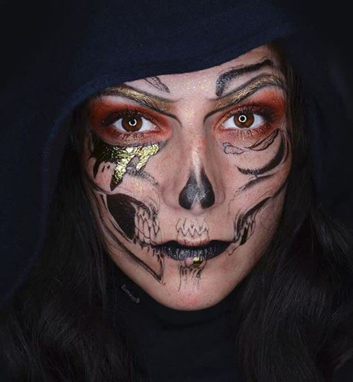 Halloween man tattoo cheap