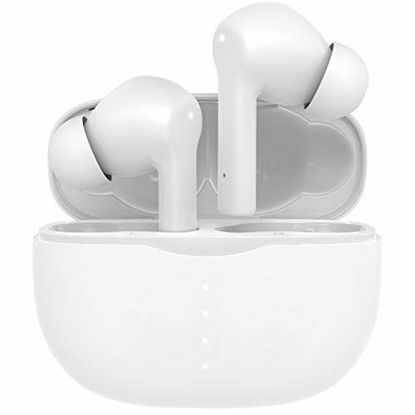Picture of Amuoc Wireless Earbuds? True Wireless Earbuds Bluetooth Headphones Touch Control with (Wireless Charging Case Included) IPX7 Waterproof TWS Stereo Earphones in-Ear ?Built-in Mi?White?