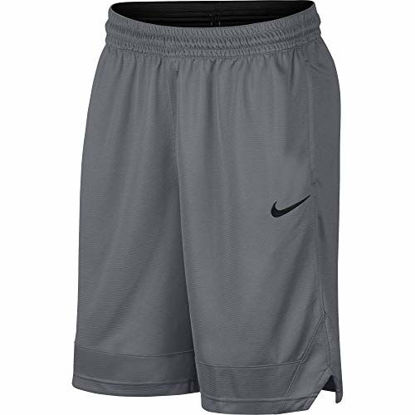 Picture of Nike Dri-FIT Icon, Men's basketball shorts, Athletic shorts with side pockets, Cool Grey/Cool Grey/Black, 3XL-T