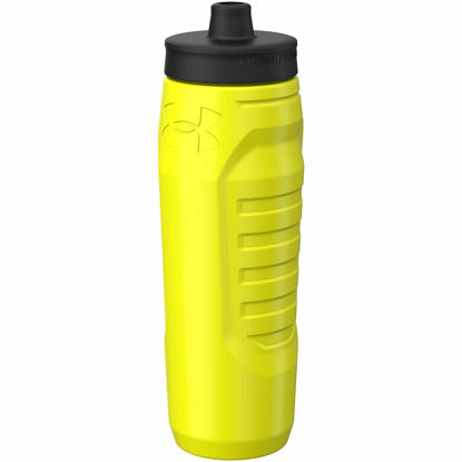 Picture of UNDER ARMOUR 32oz Sideline Squeeze Hi-Vis Yellow, Polyester